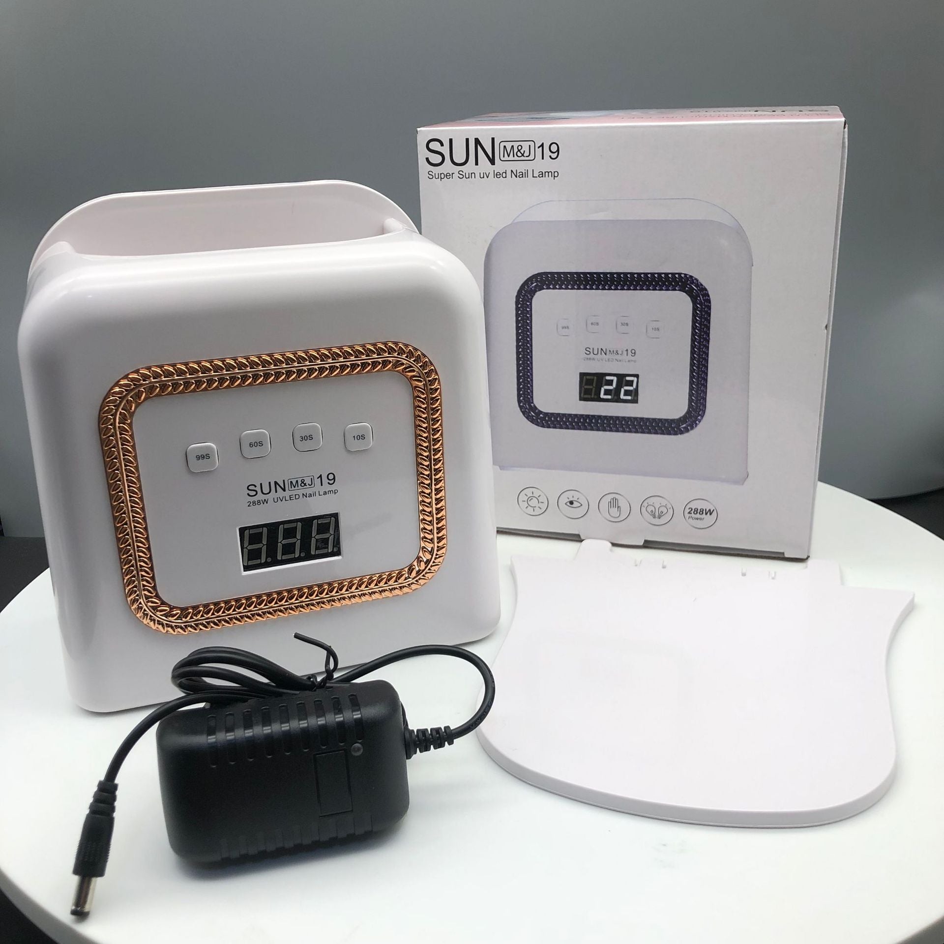 MJ19 Hands & Feet Big Size UV Nail Lamp 288W Mask Queen Nepal