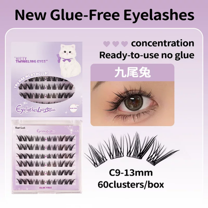 Pre Glued Lazy Series Individual Cluster Lash Mask Queen Nepal
