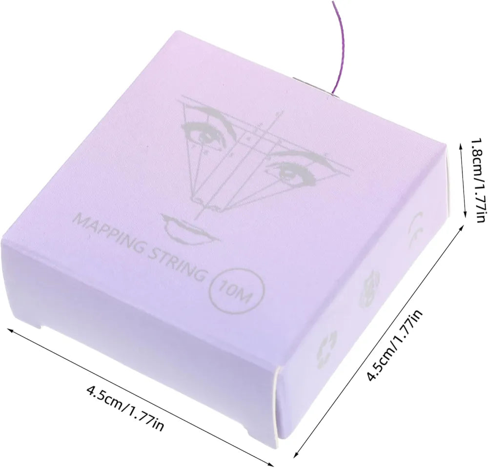 Pre-Inked Brow Mapping Thread Strings 10m Mask Queen Nepal
