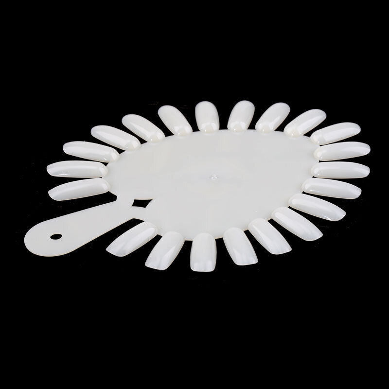 Nail Art Color Chart Palette False Nail Tips Gel Polish Display Mask Queen Nepal