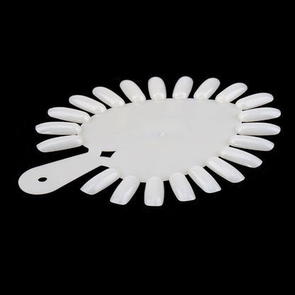 Nail Art Color Chart Palette False Nail Tips Gel Polish Display Mask Queen Nepal