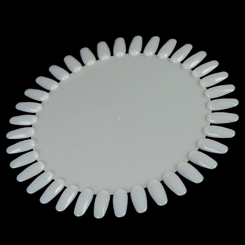 Nail Art Color Chart Palette False Nail Tips Gel Polish Display Mask Queen Nepal