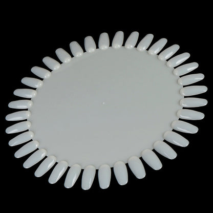 Nail Art Color Chart Palette False Nail Tips Gel Polish Display Mask Queen Nepal