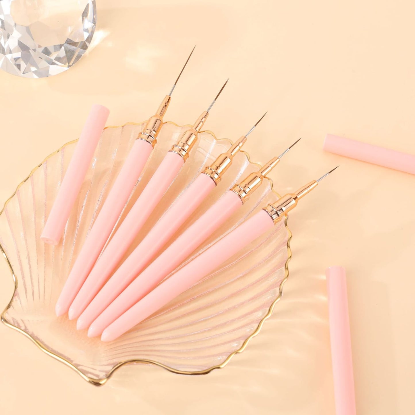 Nail Art Brush Lining Brush 7mm to 25mm Mask Queen Nepal