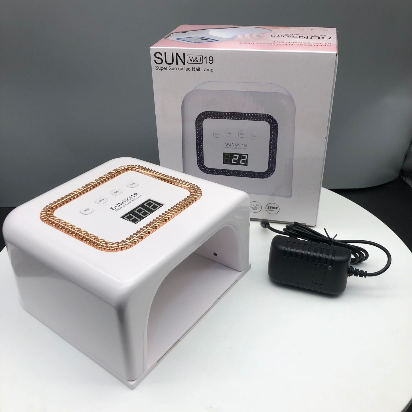 MJ19 Hands & Feet Big Size UV Nail Lamp 288W Mask Queen Nepal