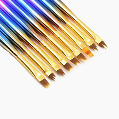 Nail Art Brush 8 Pieces Set Mask Queen Nepal