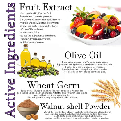 Lilium Fruit Massage Cream & Scrub 500GM Mask Queen Nepal