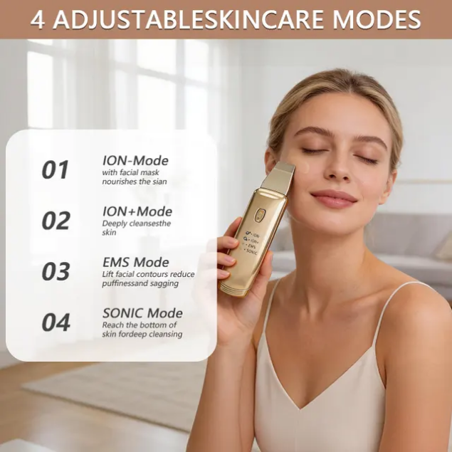 Small Portable Microcurrent Ultrasonic Facial Skin Machine Mask Queen Nepal