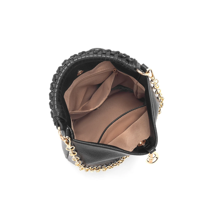 Braided Beauty Midnight Charm 'C Black Bag GAB-141 Mask Queen Nepal