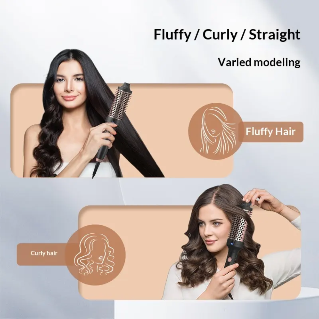 Ceramic Dual-Use Hair Curling Brush Mask Queen Nepal