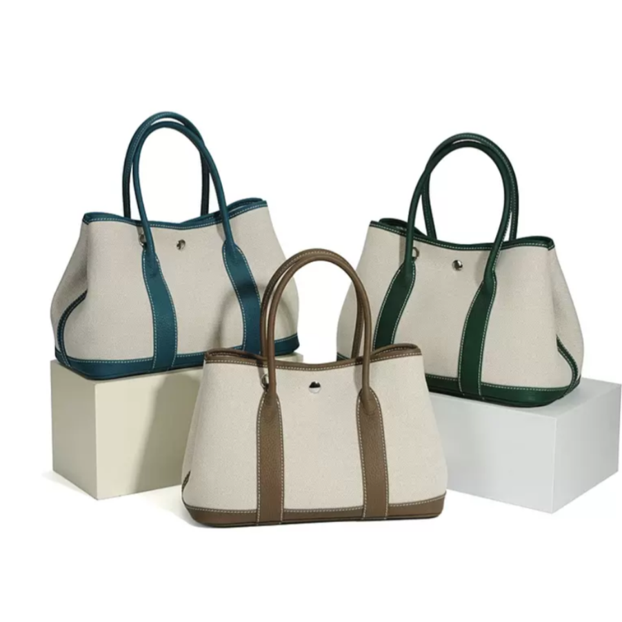 HERMES tote bag Garden Party    GAB-129 Mask Queen Nepal