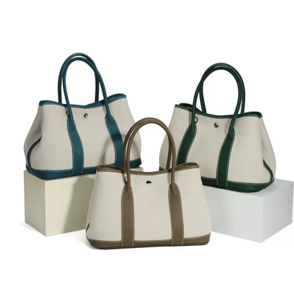 HERMES tote bag Garden Party    GAB-129 Mask Queen Nepal