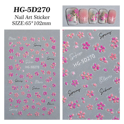 MOSR Nail Art Flower DIY Sticker For Nails Mask Queen Nepal