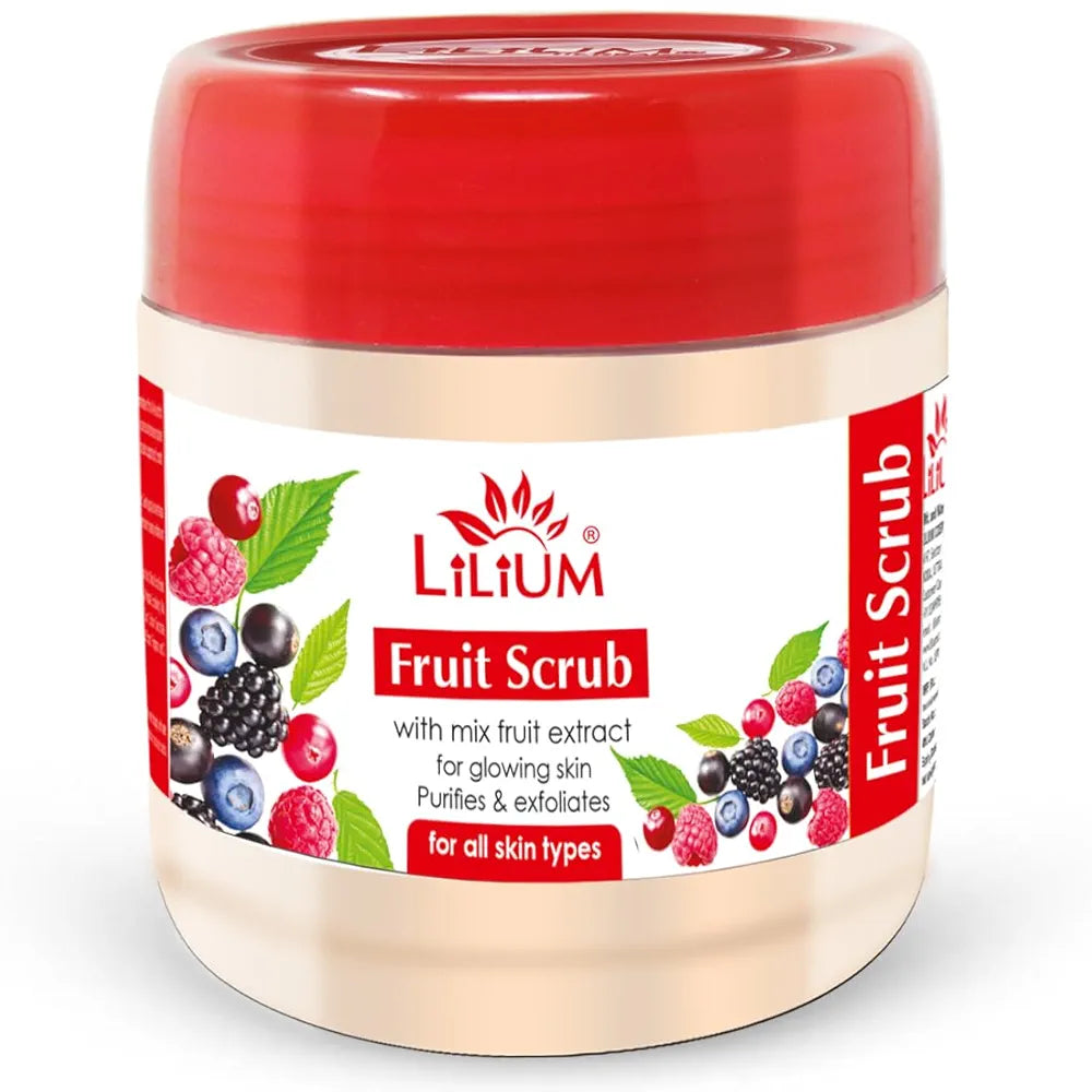 Lilium Fruit Massage Cream & Scrub 500GM Mask Queen Nepal