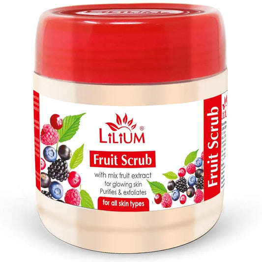 Lilium Fruit Massage Cream & Scrub 500GM Mask Queen Nepal