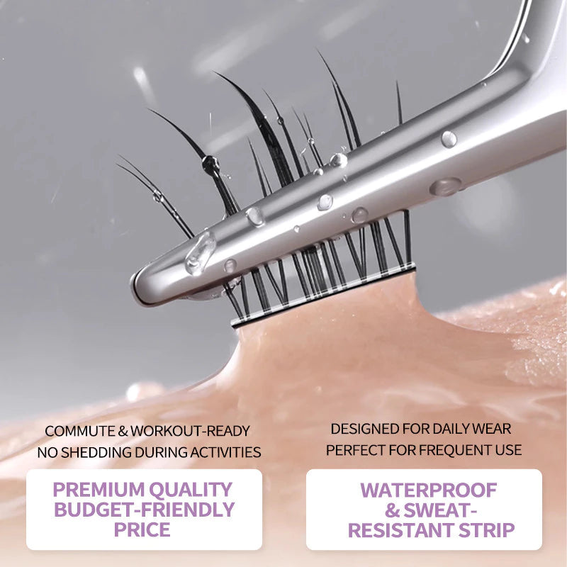 Pre Glued Lazy Series Individual Cluster Lash Mask Queen Nepal