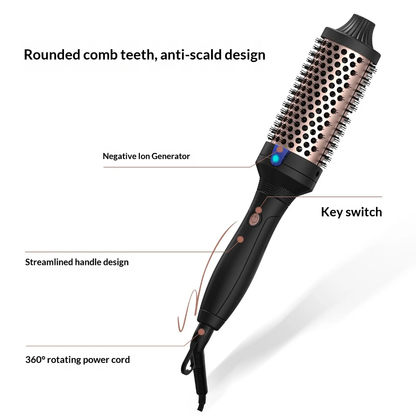 Ceramic Dual-Use Hair Curling Brush Mask Queen Nepal