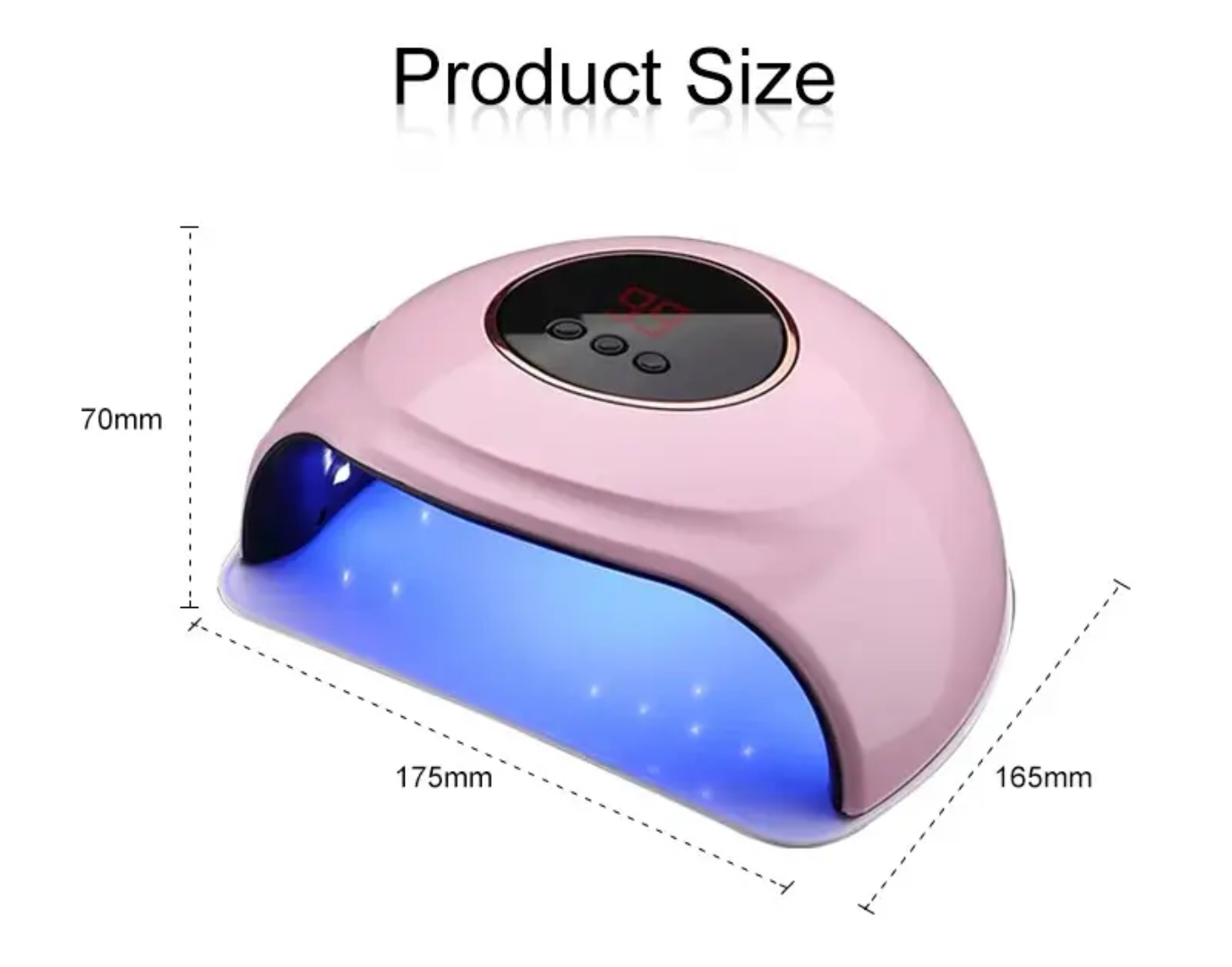 T14 UV LED Light For Gel Nails 72W Mask Queen Nepal