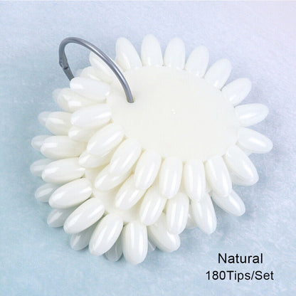 Nail Art Color Chart Palette False Nail Tips Gel Polish Display Mask Queen Nepal