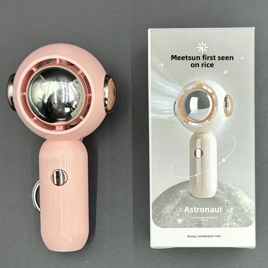 Astronaut Mini Handheld Eyelash Fan — USB Rechargeable Air Dryer for Lash Extensions Mask Queen Nepal