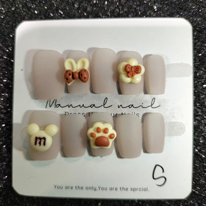 Press On Nails 10Pcs Code-Z Easy Beauty Nepal