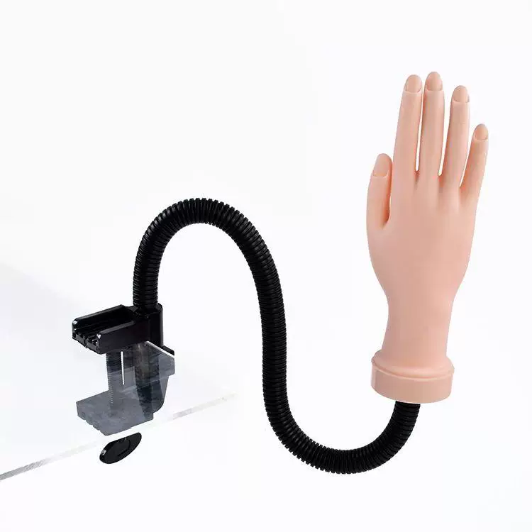 Flexible Gooseneck Nail Practice Hand With Desk Clamp Holder Mask Queen Nepal