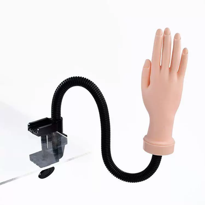 Flexible Gooseneck Nail Practice Hand With Desk Clamp Holder Mask Queen Nepal
