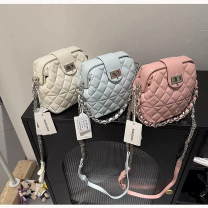 Classic Flap Girls Handheld White Bag Easy Beauty Nepal