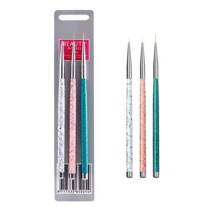 3 pieces liner brush set Mask Queen Nepal