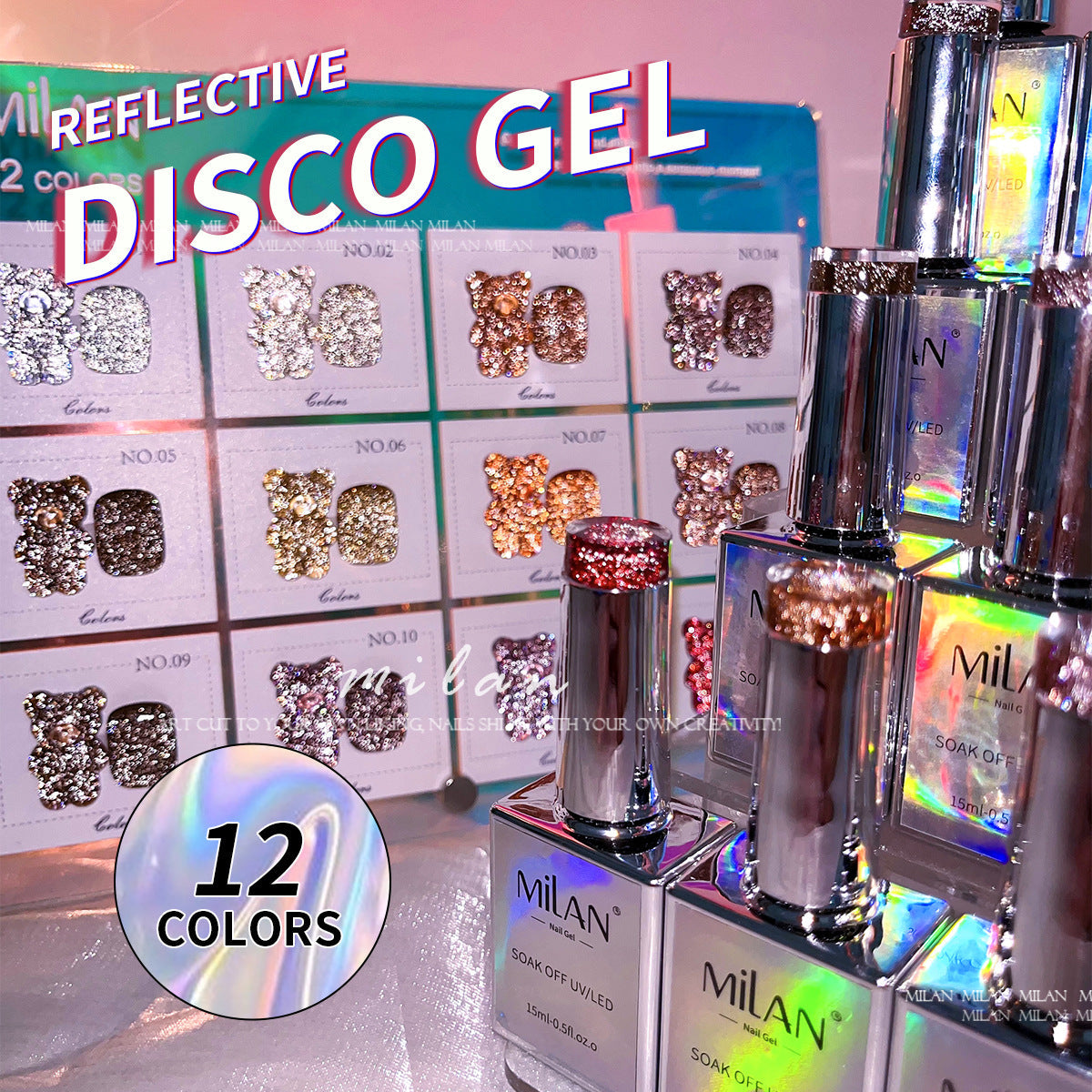 Milan Disco Gel Polish 15ml Mask Queen Nepal