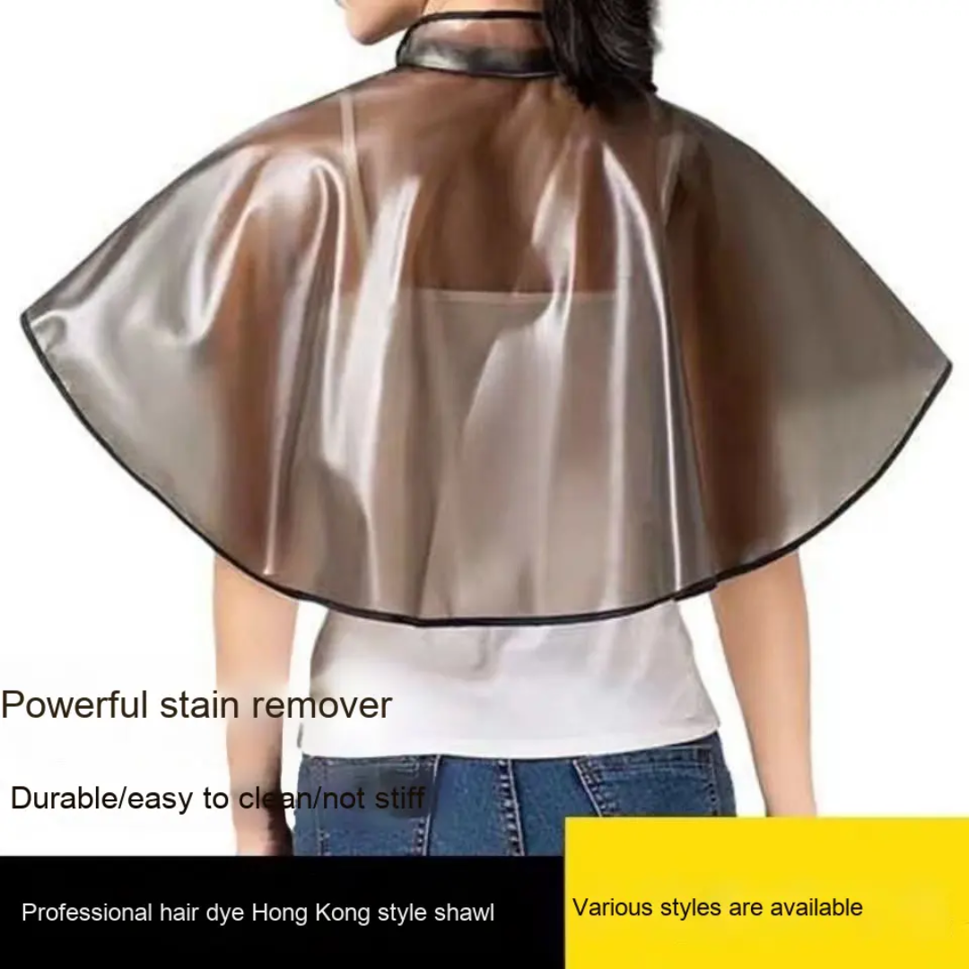 Professional Plastic Hairdressing Cape High Light Hair Dyeing Shawl Mask Queen Nepal