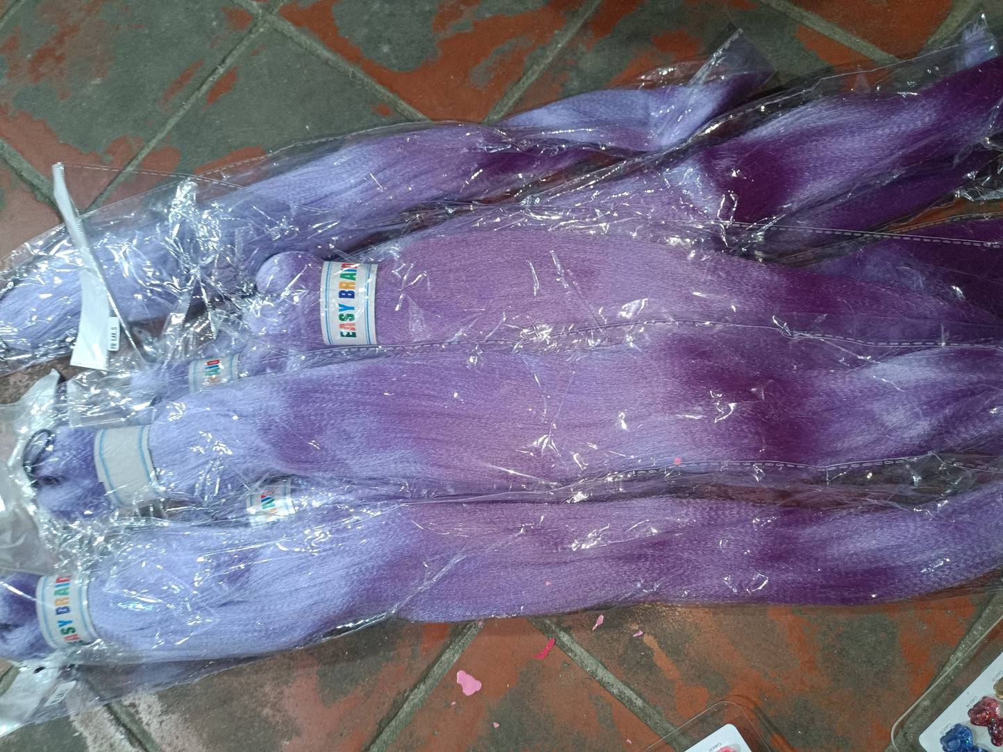 Pre Stretched Synthetic Easy Braid Hair Ombre Extension Mask Queen Nepal