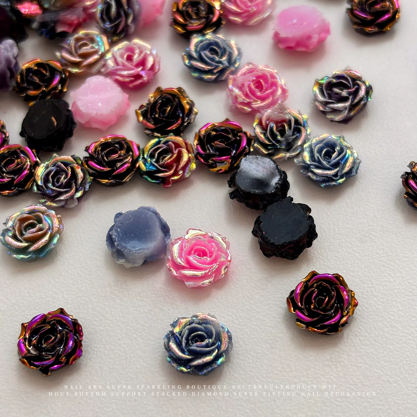 Mixed 20pcs Flower Charms Nail Art Accessories Mask Queen Nepal