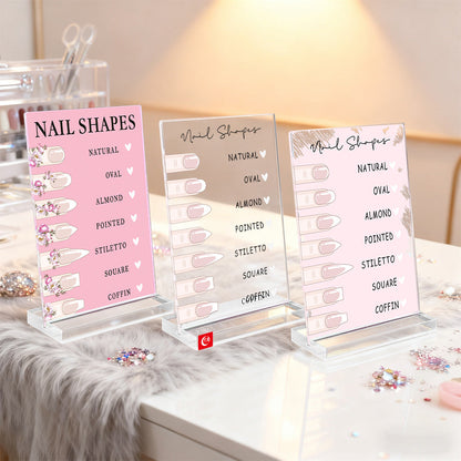 Nail Shape Display Sign Board Mask Queen Nepal