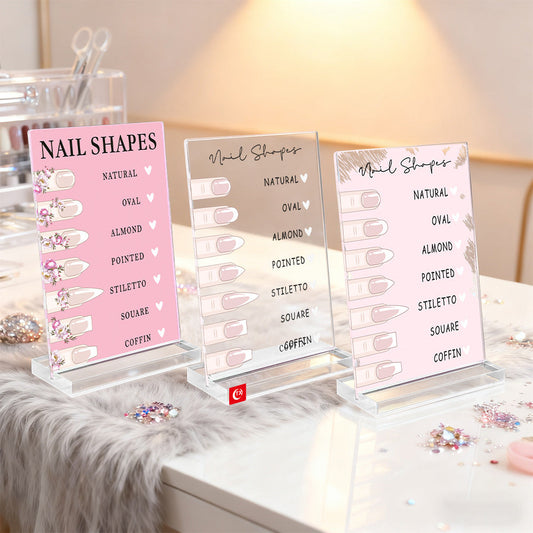 Nail Shape Display Sign Board Mask Queen Nepal