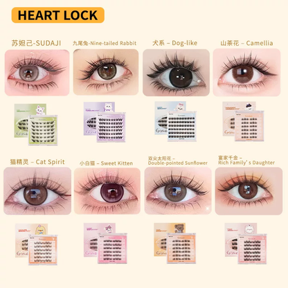 Pre Glued Lazy Series Individual Cluster Lash Mask Queen Nepal
