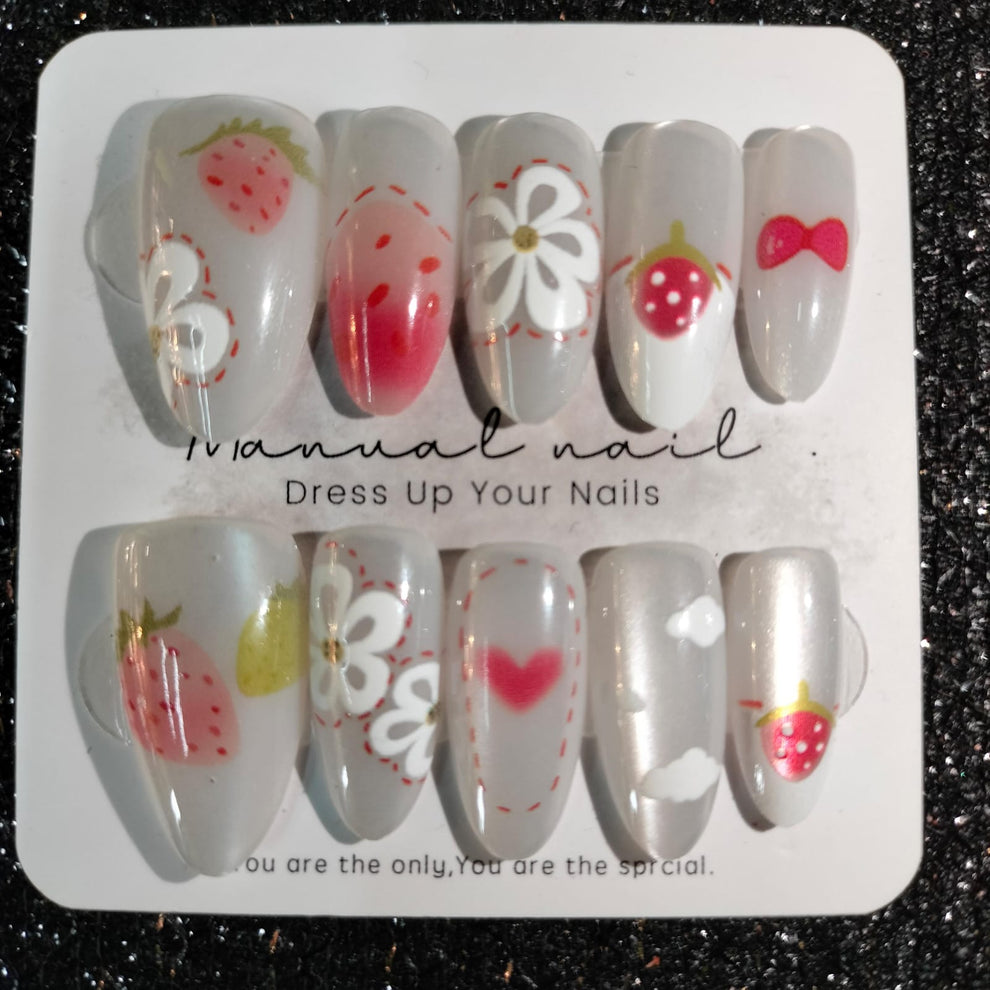 Press On Nails 10Pcs Code-Z Easy Beauty Nepal
