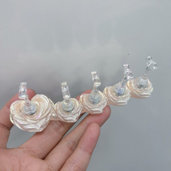 Nail Art Tips Stand Press On Stand Flower Mask Queen Nepal