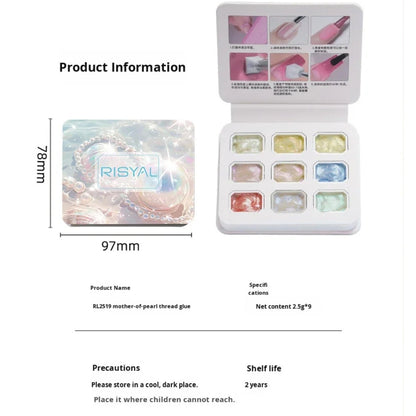 Risyal Patting Gel Blending and Painting Gel Pearl Satin Texture Mask Queen Nepal