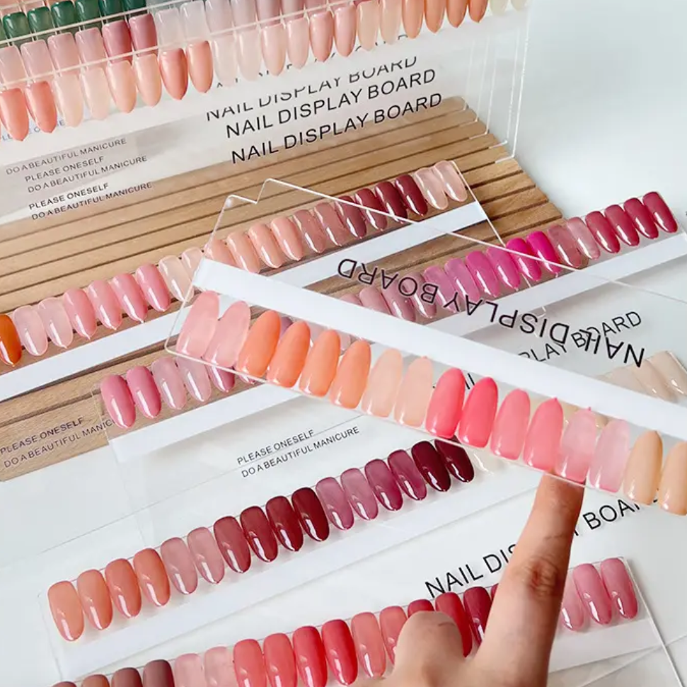 Gel Color Nail Art Display Board(60/90/120 color) Mask Queen Nepal