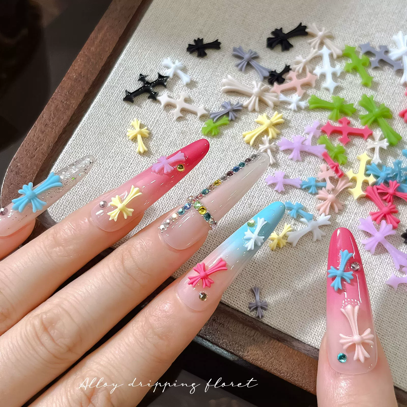 Nail Mini Cross Design Accessories Mask Queen Nepal