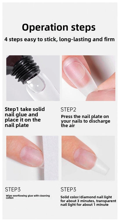 Risyal Solid Gel Nail Glue 30ml Mask Queen Nepal