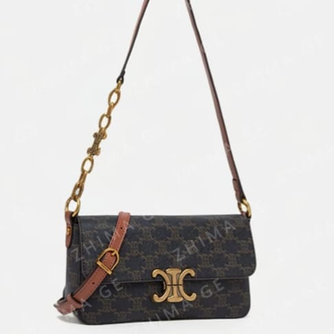 Celine Triomphe Canvas and  Shoulder Bag Easy Beauty Nepal