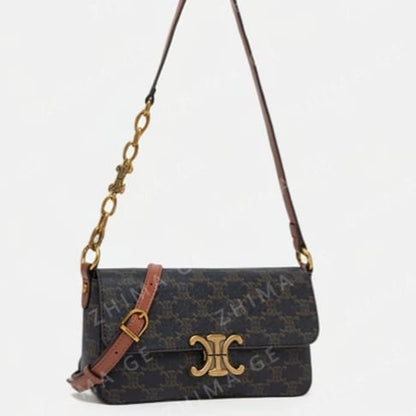 Celine Triomphe Canvas and  Shoulder Bag Easy Beauty Nepal