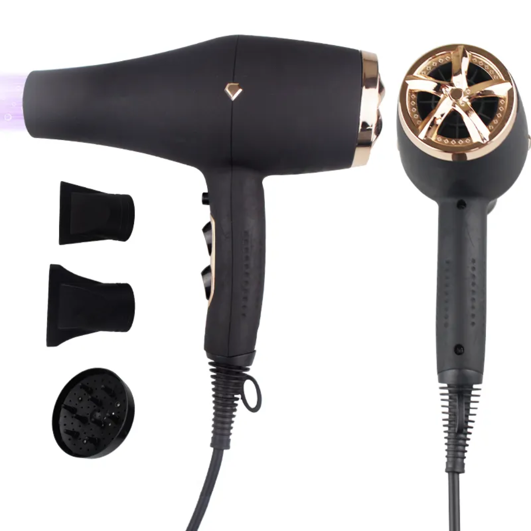 Professional Ionic High-Speed Hair Dryer 2200W Mask Queen Nepal