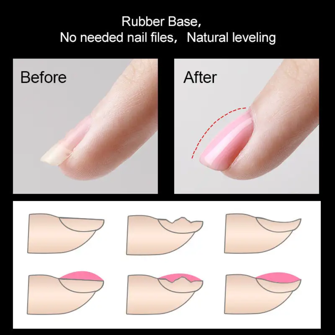 AS 2 in 1 Rubber Base & Color Gel 15ml Mask Queen Nepal