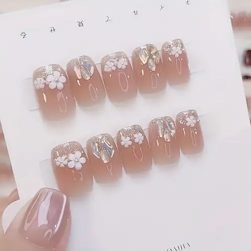 Press On Nails 10Pcs Code-Y Easy Beauty Nepal