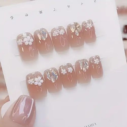 Press On Nails 10Pcs Code-Y Easy Beauty Nepal