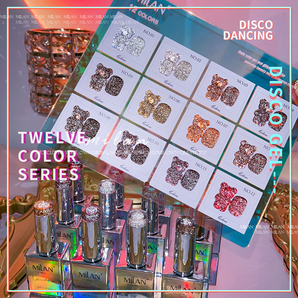 Milan Disco Gel Polish 15ml Mask Queen Nepal