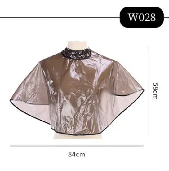 Professional Plastic Hairdressing Cape High Light Hair Dyeing Shawl Mask Queen Nepal